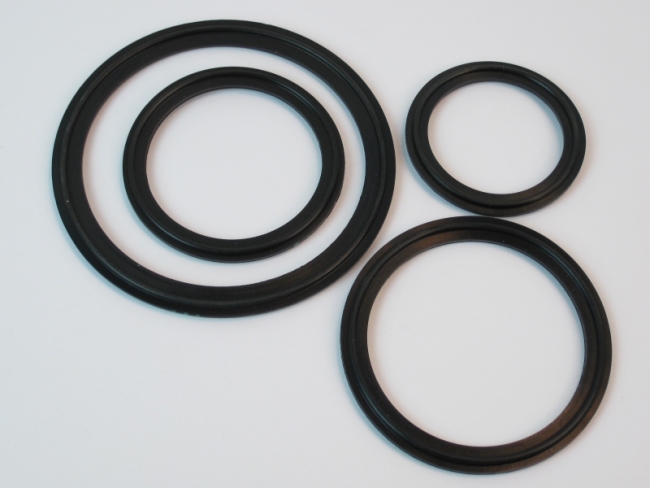 S40MPES250 Westco Sanitary Tri Clamp Gaskets 2.5" EPDM With Screen 